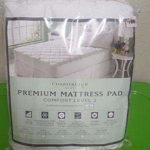 New! CHARTER Mattress Pad- Twin